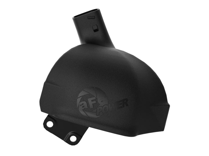 aFe Magnum FORCE Cold Air Intake System Scoop 19-20 Ford Ranger 2.3L(t) - Black - Bull Strap