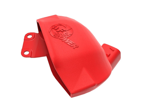 aFe Magnum FORCE Cold Air Intake System Scoop 19-20 Ford Ranger 2.3L(t) - Red - Bull Strap