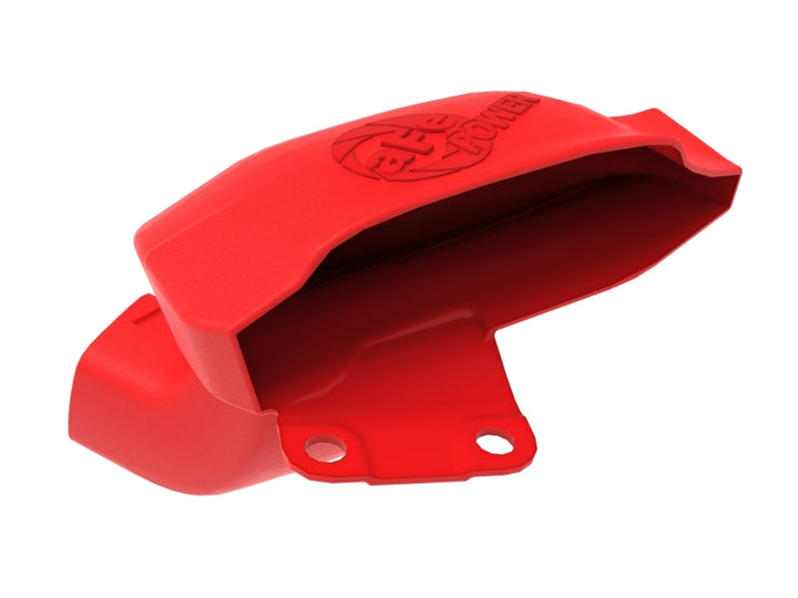 aFe Magnum FORCE Cold Air Intake System Scoop 19-20 Ford Ranger 2.3L(t) - Red - Bull Strap