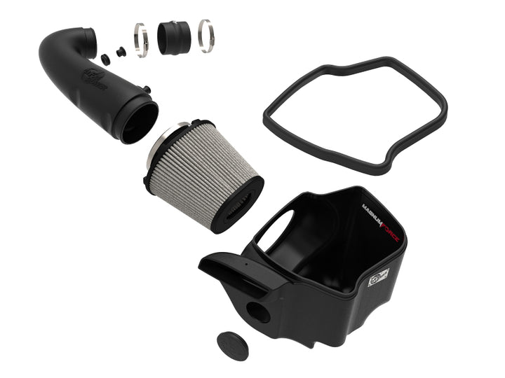 aFe Magnum FORCE Pro Dry S Cold Air Intake System 11-19 Jeep Grand Cherokee (WK2) V8-5.7L - Bull Strap