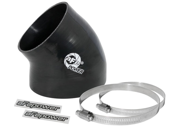 aFe Magnum FORCE Silicone Replacement Coupling Kit 4.15in ID x 3-1/2in Length Elbow Reducer - Bull Strap