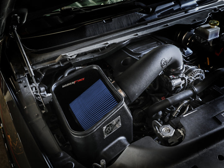 aFe Magnum FORCE Stage-2 Pro 5R Cold Air Intake System 19-22 Dodge RAM 1500 V8-5.7L HEMI - Bull Strap