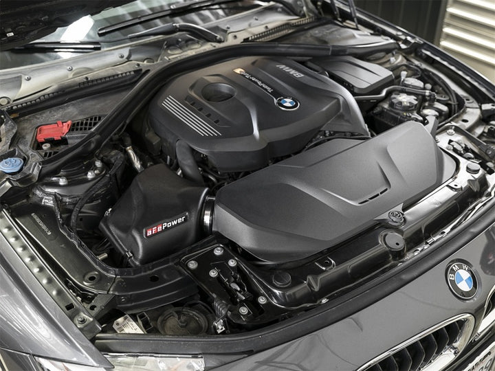 aFe Magnum FORCE Stage-2 Pro 5R Cold Air Intake System 2017 BMW 330i (F3x) L4-2.0L (t) B48 - Bull Strap