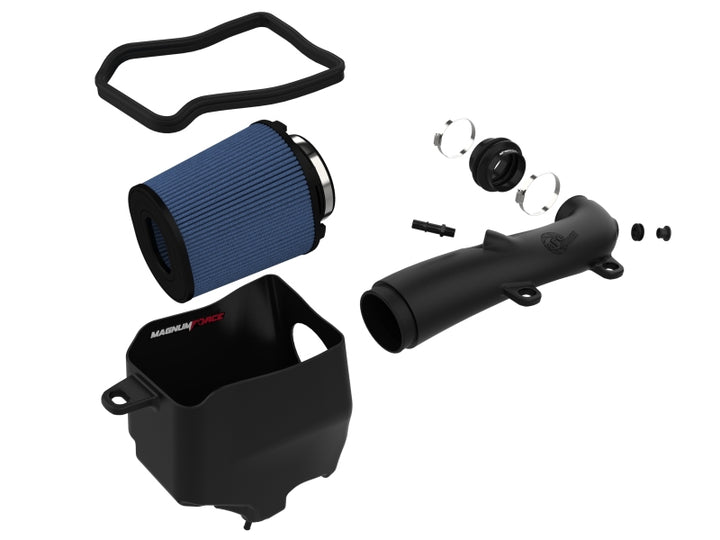 aFe Magnum FORCE Stage-2 Pro 5R Cold Air Intake System Jeep Wrangler (JL) 18-23 V6-3.6L - Bull Strap