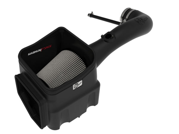 aFe Magnum FORCE Stage-2 Pro Dry S Cold Air Intake System 09-14 Chevrolet Silverado / GMC Yukon - Bull Strap