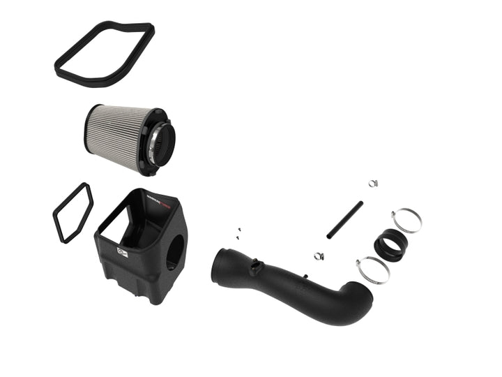 aFe Magnum FORCE Stage-2 Pro Dry S Cold Air Intake System 09-14 Chevrolet Silverado / GMC Yukon - Bull Strap
