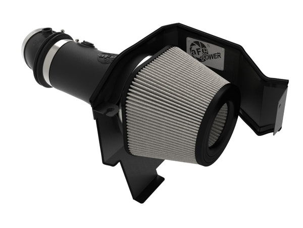 aFe Magnum FORCE Stage-2XP Cold Air Intake System w/Pro DRY S - Media Black - Bull Strap