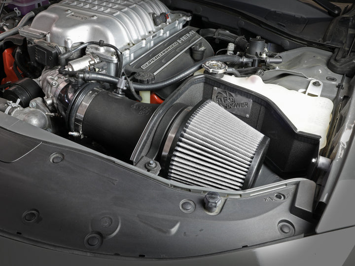 aFe Magnum FORCE Stage-2XP Cold Air Intake System w/Pro DRY S - Media Black - Bull Strap