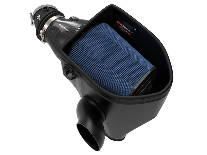 aFe Magnum Force Stage-2 Track Series Carbon Fiber AIS w/ Pro 5R Media - 18 Dodge Challenger V8-6.2L - Bull Strap