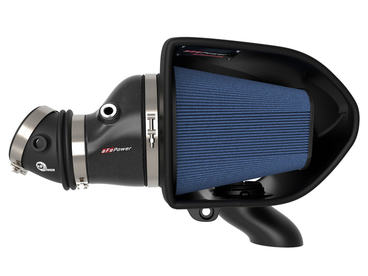 aFe Magnum Force Stage-2 Track Series Carbon Fiber AIS w/ Pro 5R Media - 18 Dodge Challenger V8-6.2L - Bull Strap