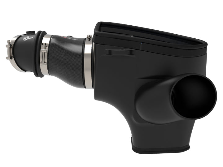 aFe Magnum Force Stage-2 Track Series Carbon Fiber AIS w/Pro Dry S Media-18 Dodge Challenger V8-6.2L - Bull Strap