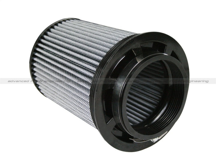 aFe MagnumFLOW Air Filter ProDry S 4in F x 6in B (INV) x 5-1/2inT (INV) x 7-1/2in H - Bull Strap