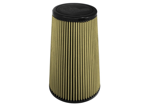 aFe MagnumFLOW Air Filters IAF PG7 A/F PG7 5F x 7-1/2B x 5-1/2T x 12H - Bull Strap