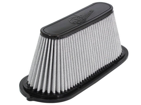 aFe MagnumFLOW Air Filters OER Pro Dry S 08-13 Chevrolet Corvette (C6) 6.2L V8 - Bull Strap