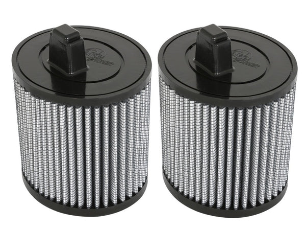 aFe MagnumFLOW Air Filters OER Pro Dry S A/F 16-17 Cadillac ATS-V V6-3.6L (tt) - Bull Strap