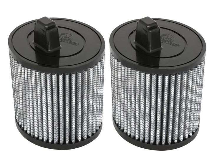 aFe MagnumFLOW Air Filters OER Pro Dry S A/F 16-17 Cadillac ATS-V V6-3.6L (tt) - Bull Strap