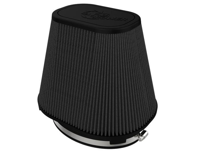 aFe MagnumFLOW Black Pro-5 R Air Filter (Use w/ PN 57-10002/57-10009/57-10018/57-10028) - Bull Strap