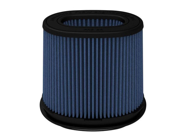 aFe MagnumFLOW Pro 5R Air Filter (6-3/4 x 4-3/4)in F x (8-1/2 x 6-1/2)in B x (7-1/4 x 5)in T - Bull Strap