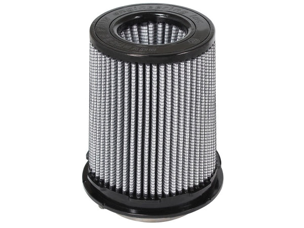 aFe MagnumFLOW Pro DRY S Universal Air Filter 3.5in. F / 5in. B mtm2 / 4.5in. inv T / 7.5in. H - Bull Strap