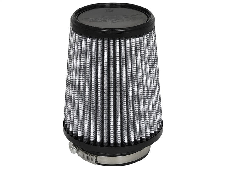aFe MagnumFLOW Pro DRY S Universal Air Filter 4in F x 6in B x 4-3/4in T x 7in H (w/ Bumps) - Bull Strap