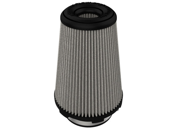 aFe MagnumFLOW Pro DRY S Universal Air Filter 4in F x 6in B x 4in T (Inv) x 8in H - Bull Strap