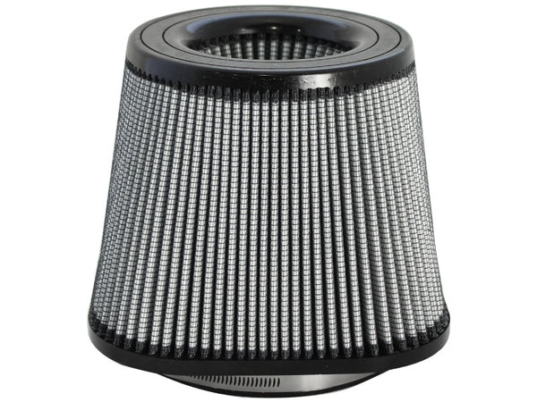 aFe MagnumFLOW Pro DRY S Universal Air Filter 7.13in F x (8.75 x 8.75)in B x 7in T(Inv) x 6.75in H - Bull Strap
