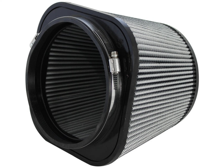 aFe MagnumFLOW Pro DRY S Universal Air Filter 7.13in F x (8.75 x 8.75)in B x 7in T(Inv) x 6.75in H - Bull Strap