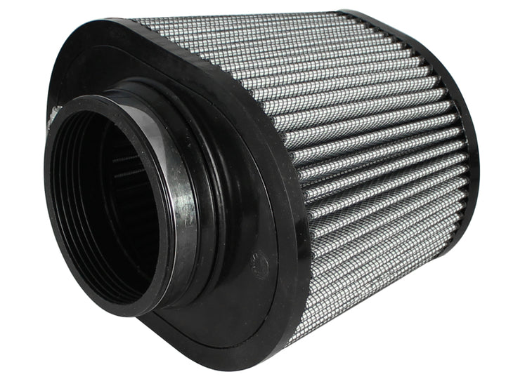 aFe MagnumFLOW Pro Dry S Air Filters 4F x (9x6-1/2)B x (6-3/4x5-1/2)T (INV) x 6-1/8 H in - Bull Strap