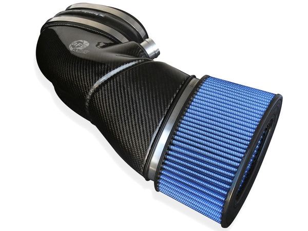 aFe MagnumFORCE Carbon Fiber Air Intake System Stage-2 PRO 5R 08-13 BMW M3 (E9X) V8 4.0L - Bull Strap