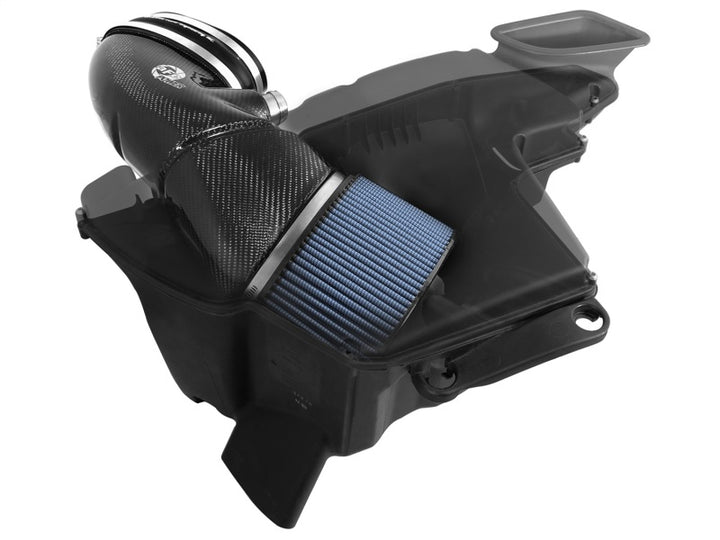 aFe MagnumFORCE Carbon Fiber Air Intake System Stage-2 PRO 5R 08-13 BMW M3 (E9X) V8 4.0L - Bull Strap