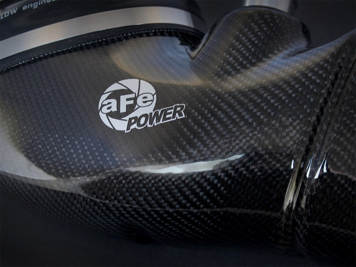 aFe MagnumFORCE Carbon Fiber Air Intake System Stage-2 PRO 5R 08-13 BMW M3 (E9X) V8 4.0L - Bull Strap