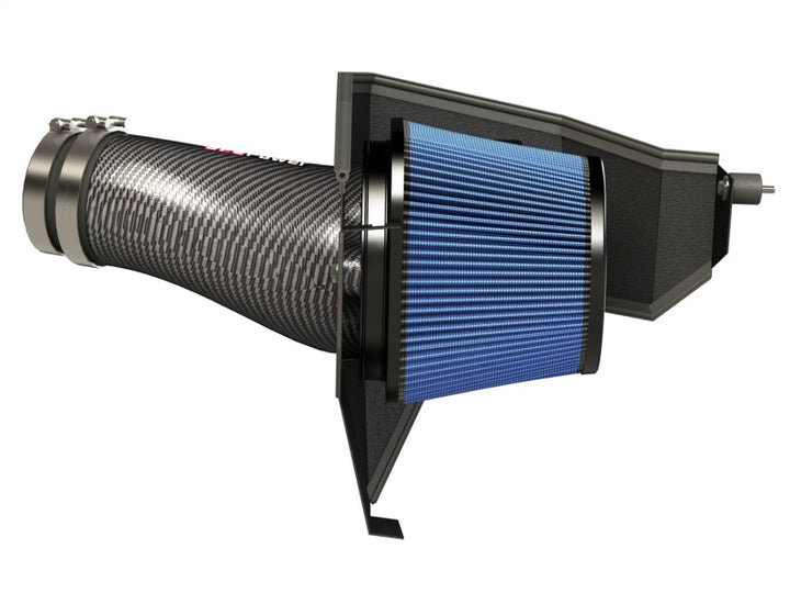 aFe MagnumFORCE Carbon Fiber Intake Stage-2 Pro 5R 11-17 Dodge Challenger/Charger SRT-8 V8 6.4L - Bull Strap