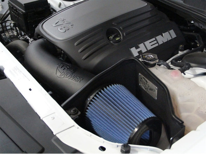 aFe MagnumFORCE Intake Stage-2 Pro DRY S 11-13 Dodge Challenger/Charger/Chrysler 300 V8 5.7L - Bull Strap