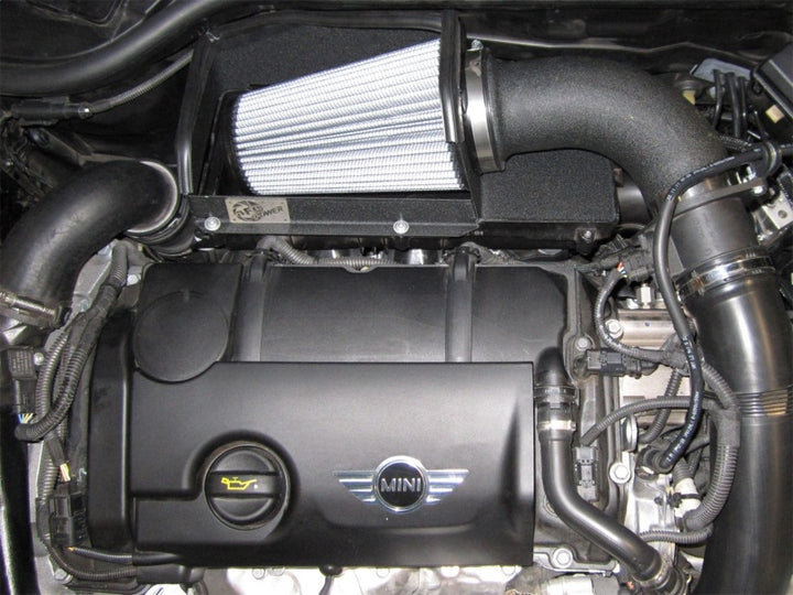 aFe MagnumFORCE Intake Stage-2 Pro DRY S 11-13 Mini Cooper S L4-1.6L (Turbo) - Bull Strap