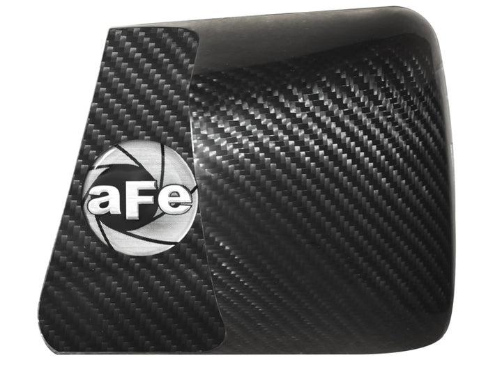 aFe MagnumFORCE Intake System Carbon Fiber Scoop 12-15 BMW 328i/ix (F30/31/34) L4 2.0L Turbo N20/N26 - Bull Strap