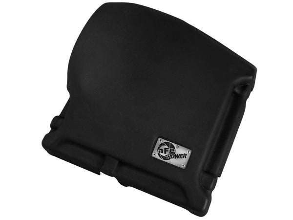 aFe MagnumFORCE Intake System Cover, Black, 11-13 BMW 335i/xi E9x 3.0L N55 (t) - Bull Strap