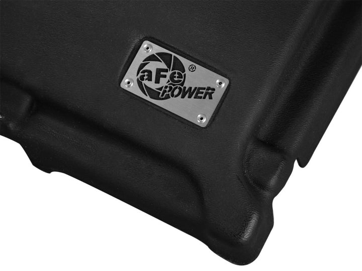 aFe MagnumFORCE Intake System Cover, Black, 11-13 BMW 335i/xi E9x 3.0L N55 (t) - Bull Strap