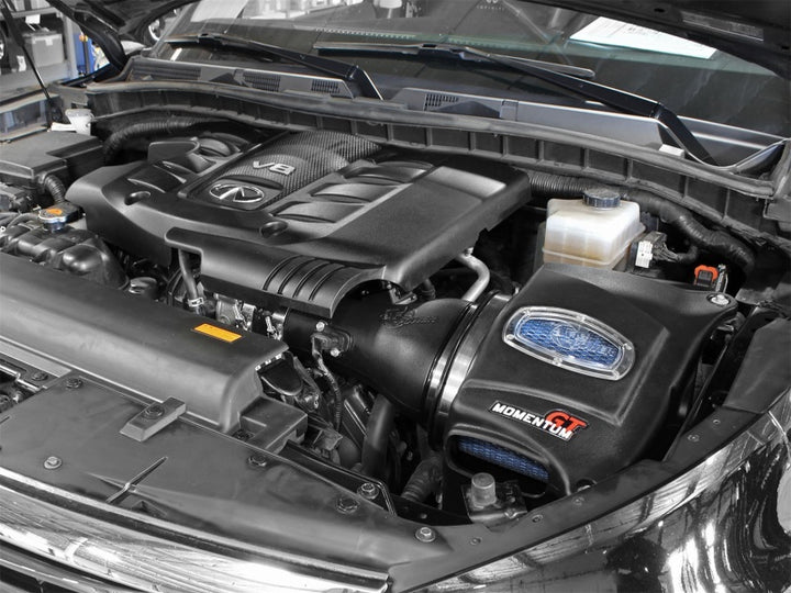 aFe MagnumFORCE Intakes Pro 5 R 13-15 Nissan Patrol V8 5.6L - Bull Strap
