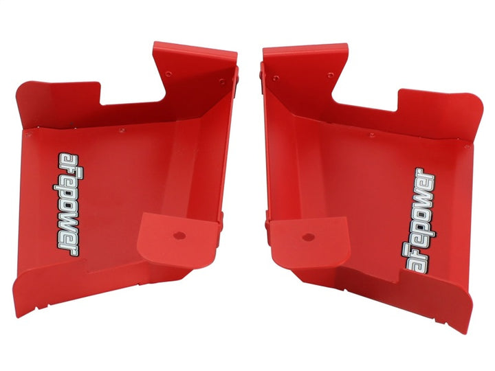 aFe MagnumFORCE Intakes Scoops AIS BMW 335i (E90/92/93) 07-13 L6-3.0L (Red) - Bull Strap