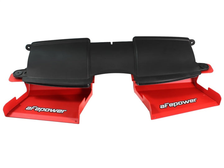 aFe MagnumFORCE Intakes Scoops AIS BMW 335i (E90/92/93) 07-13 L6-3.0L (Red) - Bull Strap
