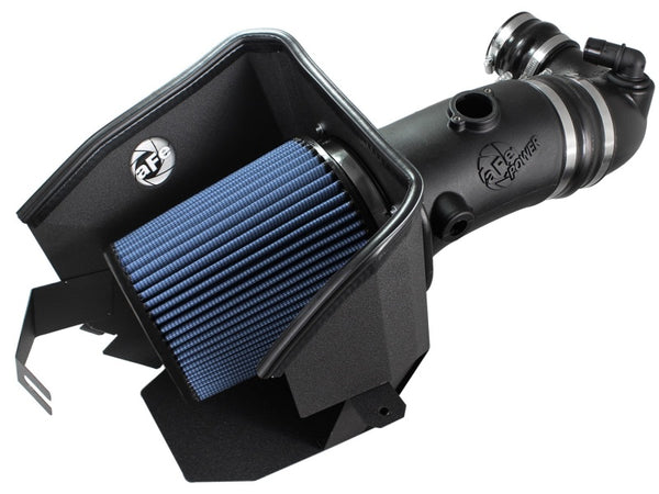 aFe MagnumFORCE Stage-2 Pro 5R Air Intake System Ford Diesel Trucks 08-10 V8-6.4L (td) - Bull Strap