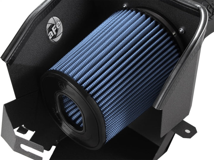 aFe MagnumFORCE Stage-2 Pro 5R Air Intake System Ford Diesel Trucks 08-10 V8-6.4L (td) - Bull Strap