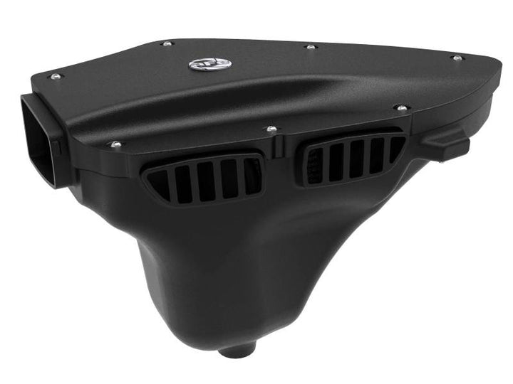 aFe MagnumForce Stage 2 Si Intake System Pro 5 R Black 06-12 BMW 3 Series E9x L6 3.0L Non-Turbo - Bull Strap
