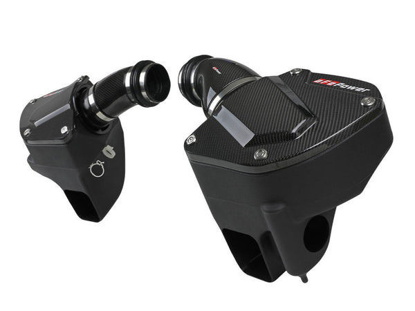 aFe Momentum Black Series Carbon Fiber Pro 5R Air Intake System BMW M5 (F90) 18-19 - Bull Strap
