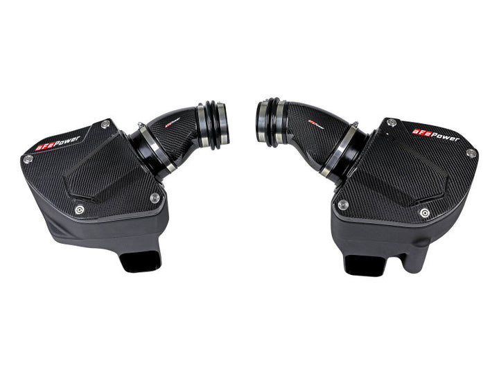 aFe Momentum Black Series Carbon Fiber Pro 5R Air Intake System BMW M5 (F90) 18-19 - Bull Strap