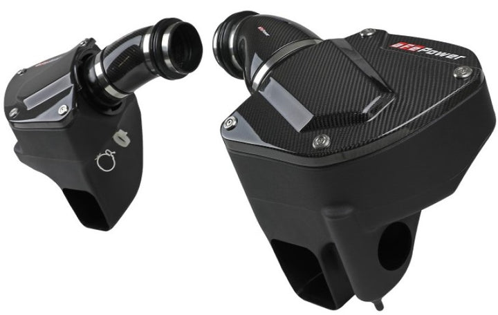 aFe Momentum Black Series Carbon Fiber Pro 5R Air Intake System BMW M5 (F90) 18-19 - Bull Strap