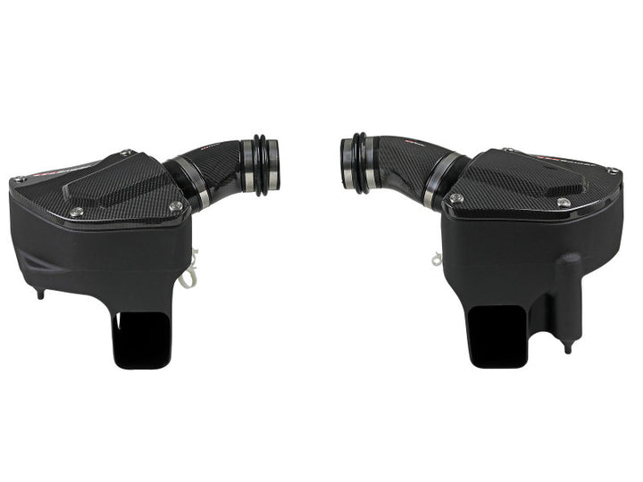 aFe Momentum Black Series Carbon Fiber Pro 5R Air Intake System BMW M5 (F90) 18-19 - Bull Strap