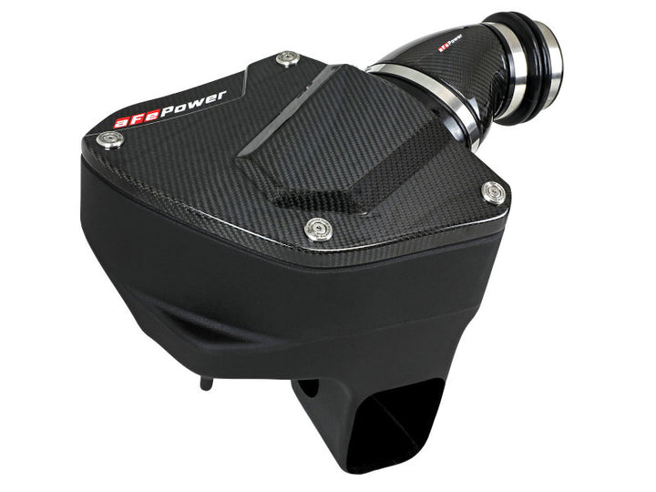 aFe Momentum Black Series Carbon Fiber Pro 5R Air Intake System BMW M5 (F90) 18-19 - Bull Strap