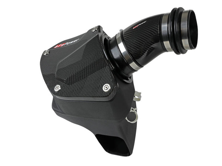 aFe Momentum Black Series Carbon Fiber Pro 5R Air Intake System BMW M5 (F90) 18-19 - Bull Strap