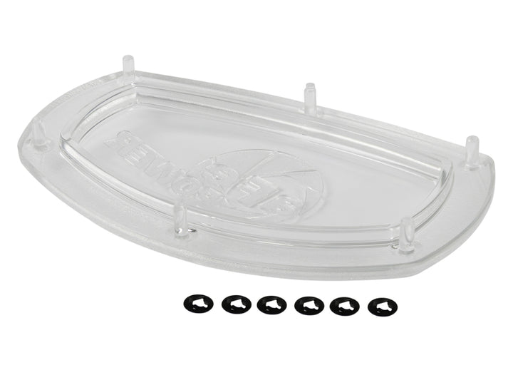 aFe Momentum Cold Air Intake System Replacement Sight Window- Oblong Clear - Bull Strap